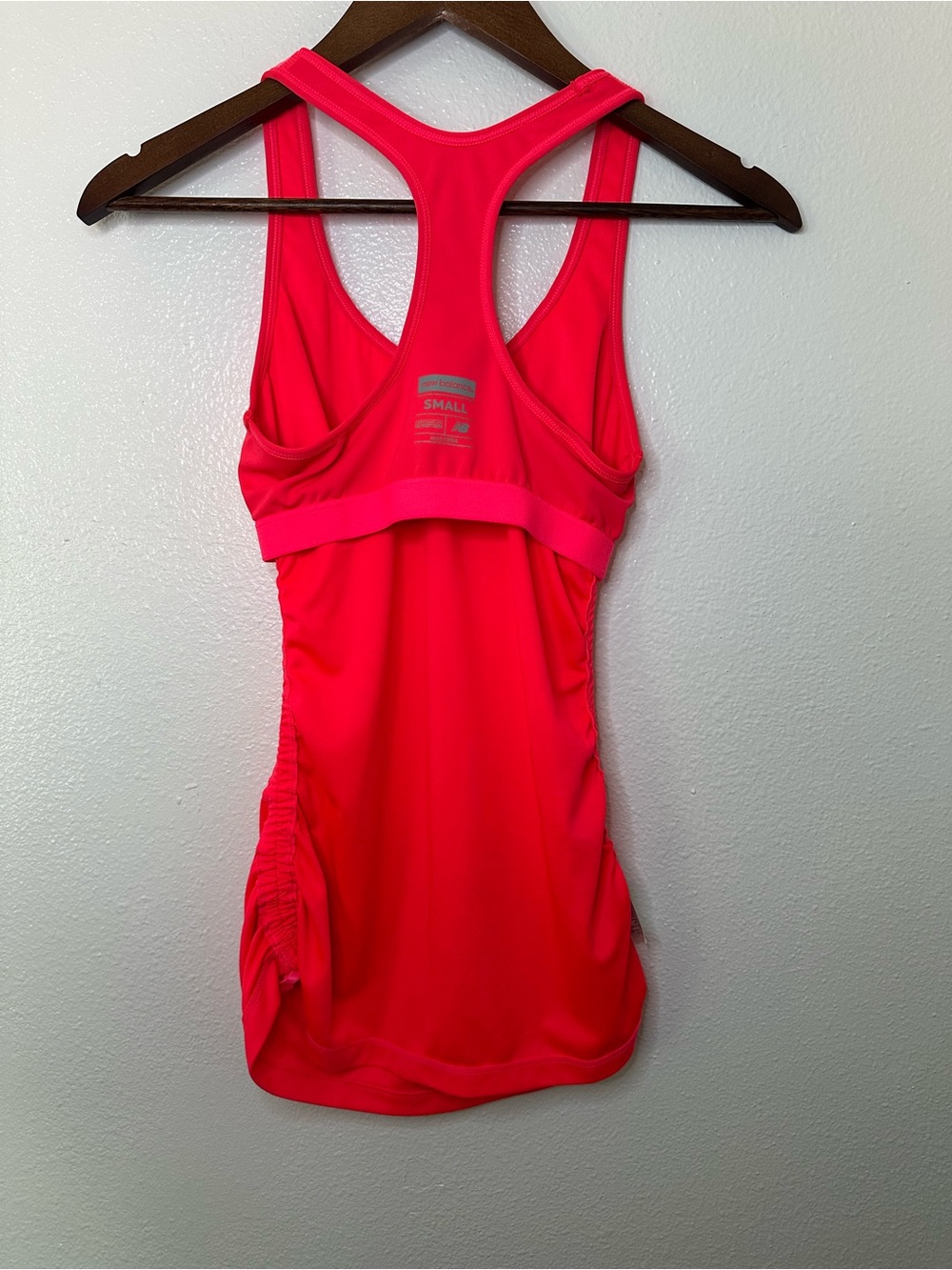 New Balance Neon Pink Racerback Tank Top - Picture 10 of 11